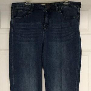 Soft Surroundings Classic Blue Jeans 42 inch long new w/o tags
